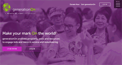 Desktop Screenshot of generationon.org