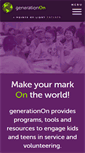 Mobile Screenshot of generationon.org